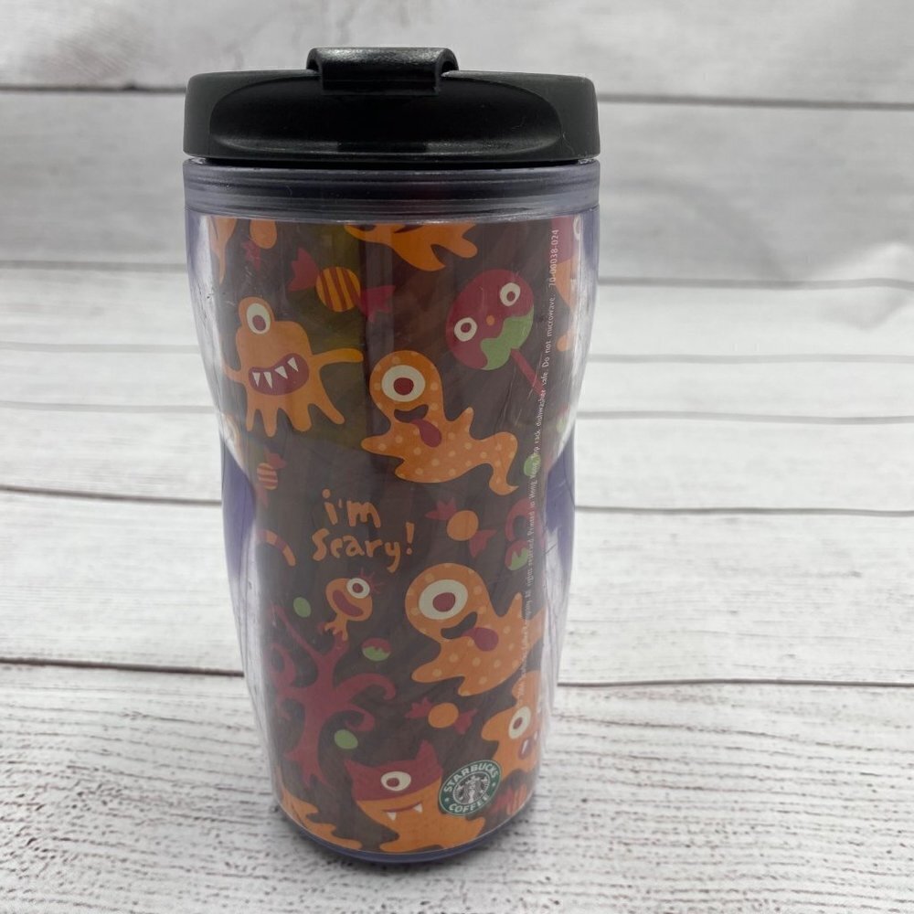 Starbucks 2004 8oz Halloween Fall Hot/Cold Travel Cup - Picture 3 of 10